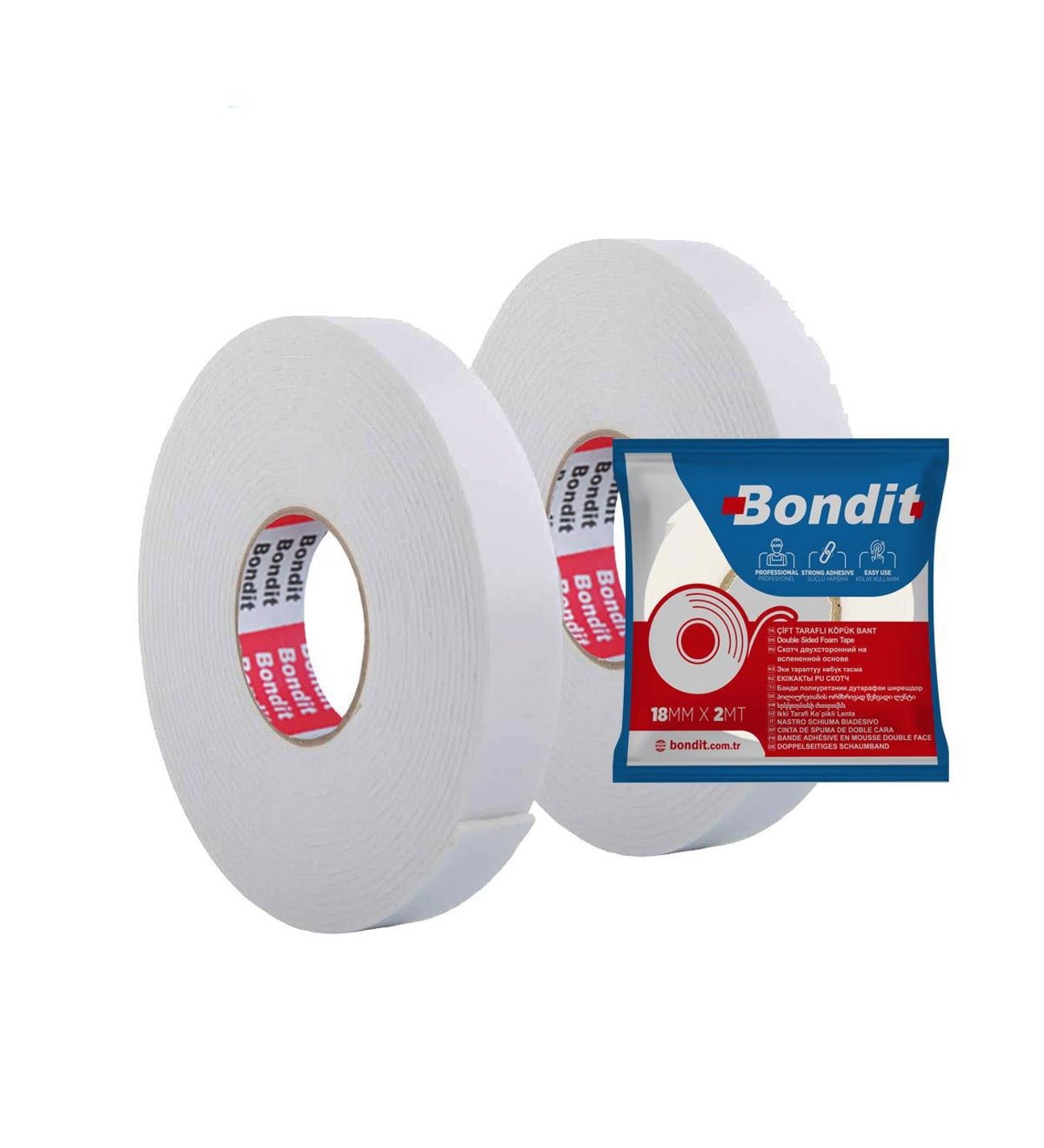 ÇİFT TARAFLI KÖPÜK BANT BONDİT (24 MM 2 MT)